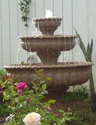 Bowl Fountain 3 Tier Water Features Garden Ornaments ::. Yard Art ...