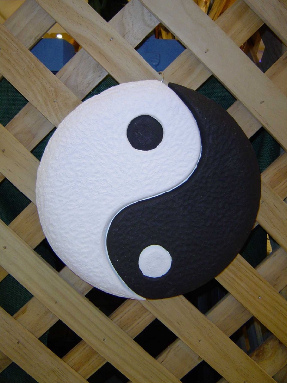 Yin Yang Plaque Garden Ornaments ::. Yard Art Garden Ornaments